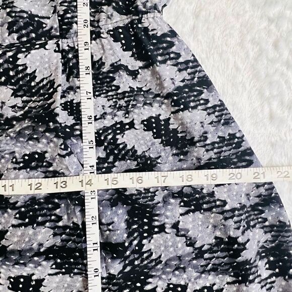 Rebecca Taylor Womens Black Multi Summer Storm Silk Shift Dress Size 2 - Picture 7 of 8